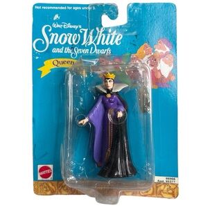 Vintage Mattel Disney Snow White And The Seven Dwarfs Evil Queen Toy Figure